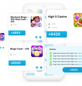 Rewarded User Acquisition Multi Event CPE campaign examples